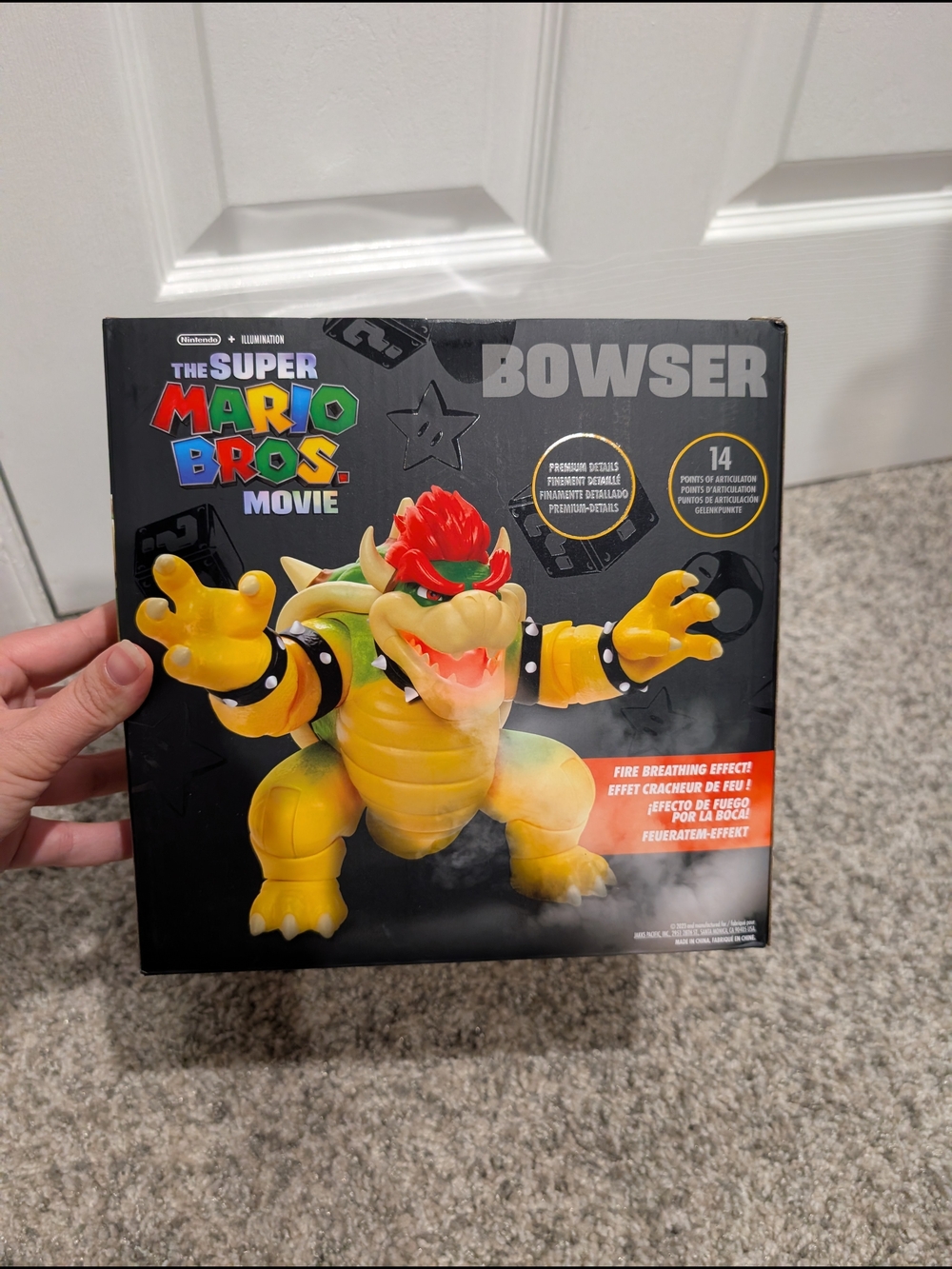 NIB The Super Mario Bros. Movie Bowser Figure - Yellow/Green/Red - Picture 3 of 7